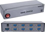 MVS-108-Разветвитель видеосигнала VGA на 8 мониторов